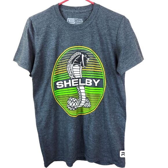 Carroll Shelby Mustang Short Sleeve Frontside Big Logo Graphic Tee Small - Picture 1 of 4